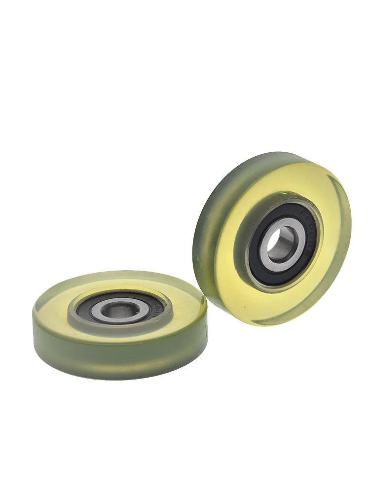 ПУ мягкий резиновый подшипниковый шкив с эффектом звука хороший 1 шт. 10x50x12