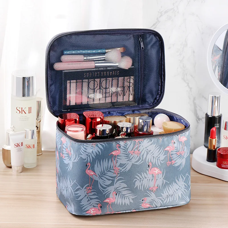 

Women Portable Cosmetic Bag Large Capacity Toiletries Lipstick Storage Pouch Waterproof Home Travel Gadgets Organize Accessory