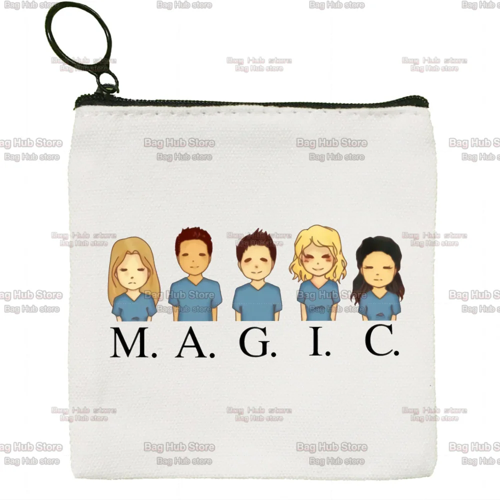 Greys Anatomy You're My Person 90s Nurse Doctor Cute Girl Coin Purse Key Bag Card Bag Lipstick Cosmetic Bag Mini Storage Bag