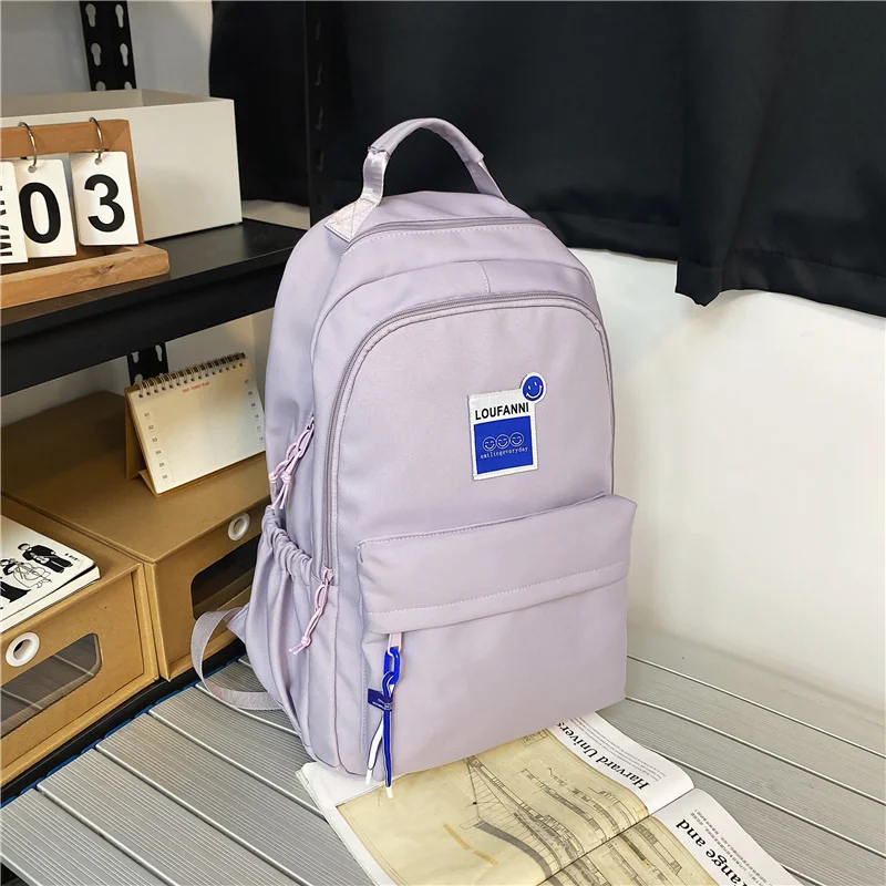 

New Fashion Girls Backpack Student Bookbag Lovers Cute Travel Bag Women Mochila Nylon Waterproof Schoolbag Men Laptop Rucksack