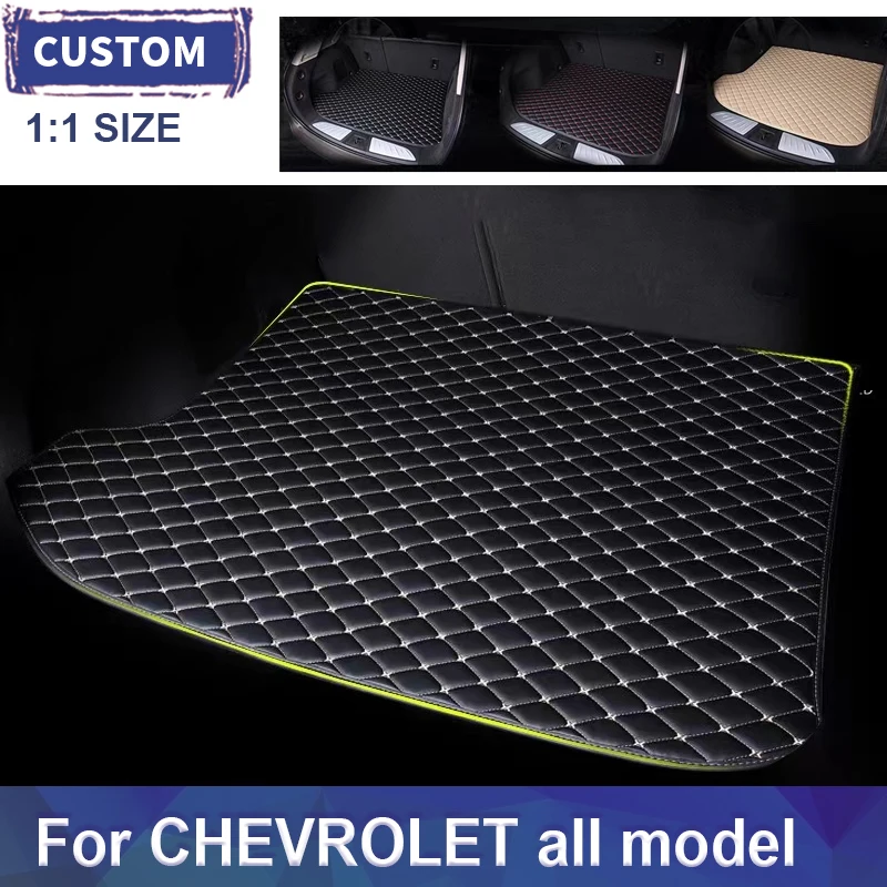 

Коврики для багажника автомобиля под заказ для CHEVROLET Sail Tahoe подачи Xpander TrailBlazer Trax Impala Silverado CAVALIER orlando