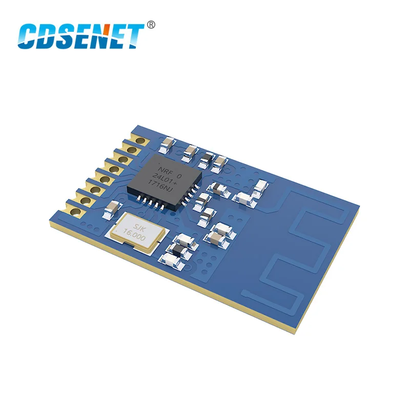 10pc/lot nRF24L01P 2.4GHz SPI CDSENET E01-ML01S SMD Wireless Transceiver IoT 2.4 GHz Wireless nRF24L01 PA rf Module