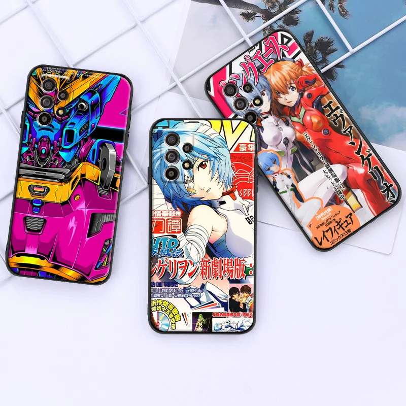 

Excited Warrior Evangelion For Samsung M11 M12 Phone Case Carcasa Silicone Cover Black Funda Soft