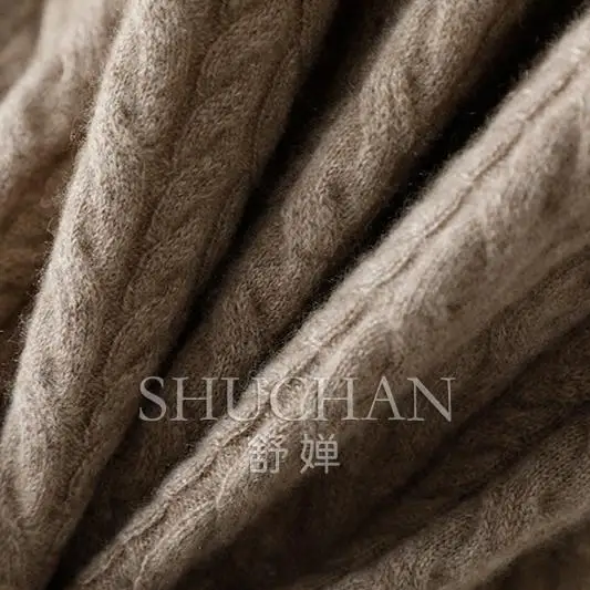 Рубашка из 100% чистого кашемира женский вязаный свитер с круглым вырезом + прямые