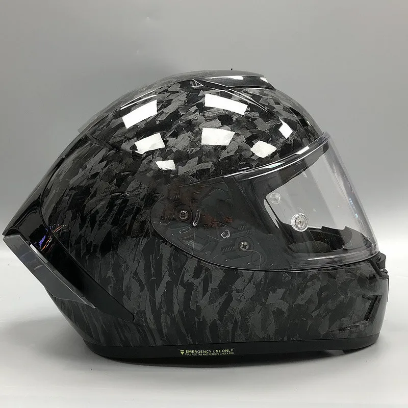 

Бесплатный глянцевый шлем freightNew X-Spirit III X14 с имитацией кованого углеродного узора футуристический Шлем Полный мотоциклетный шлем