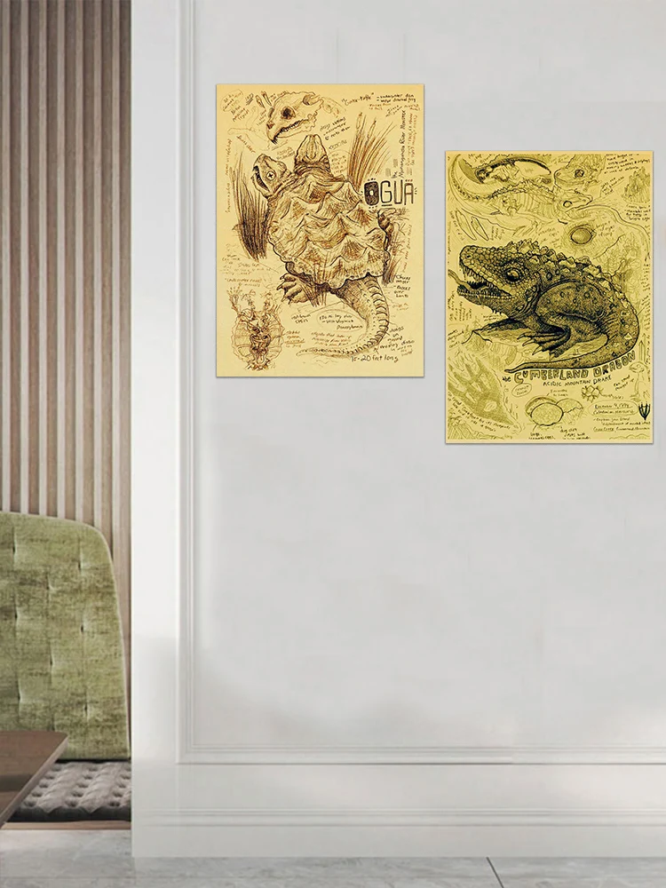 Постер с изображением дракона