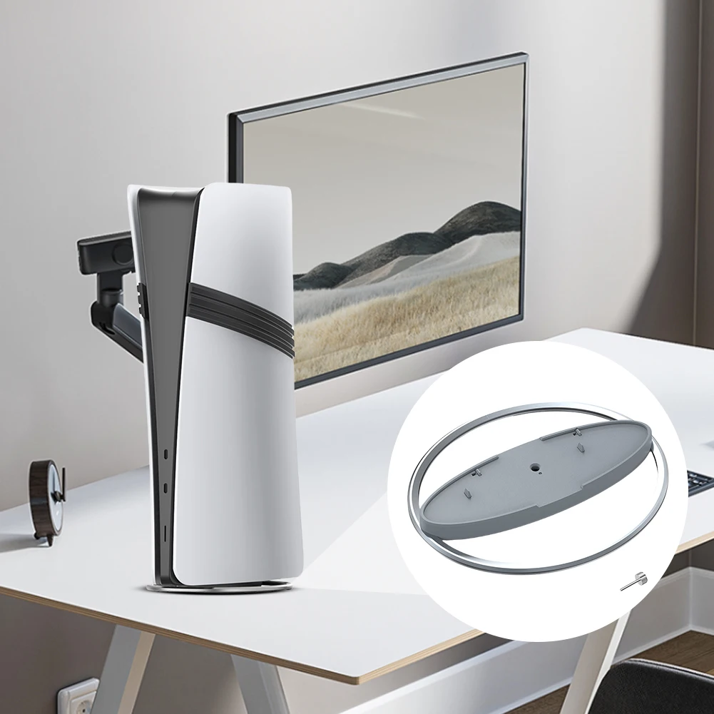 Портативная металлическая вертикальная подставка для PS5 Pro/PS5 Slim/PS5 Slim