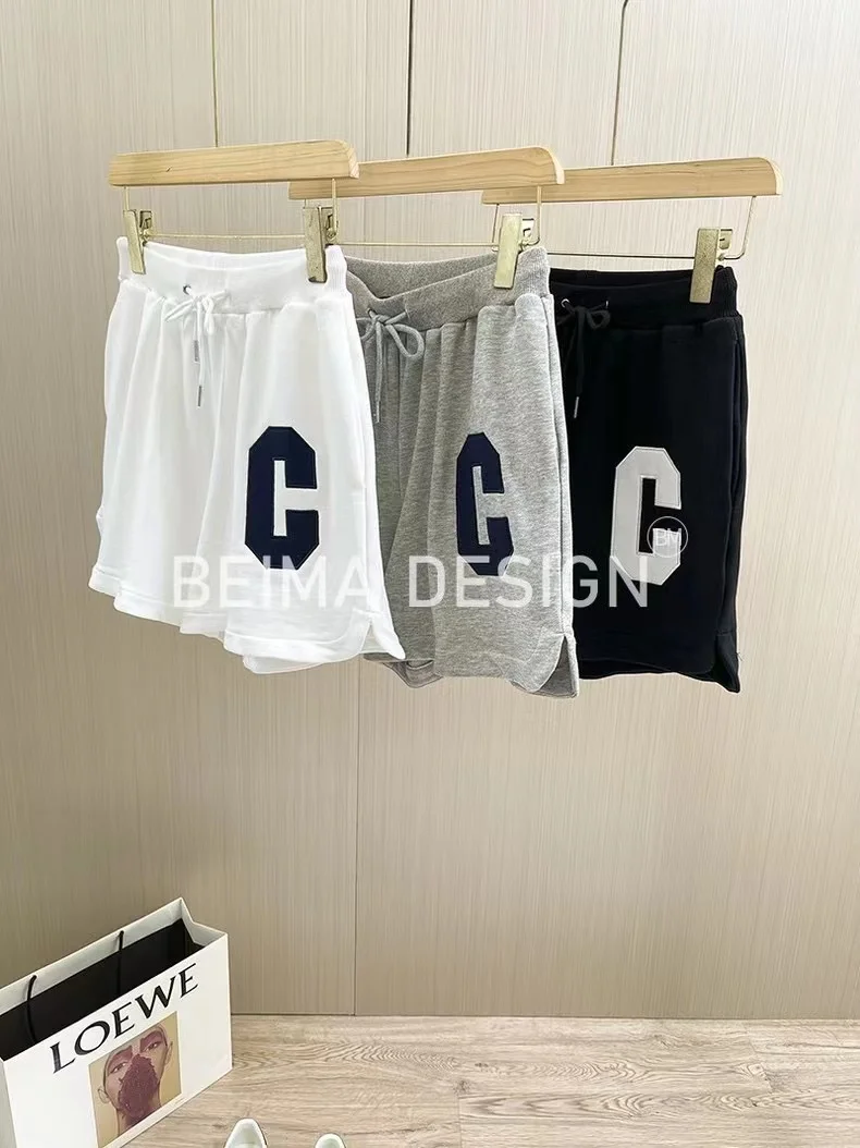 Women letter printed shorts casual woman shorts