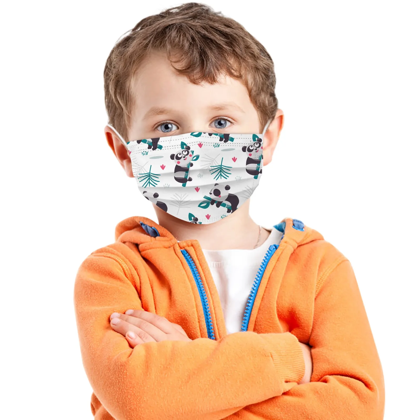 10 шт./упаковка детская маска для лица с принтом пчелы |