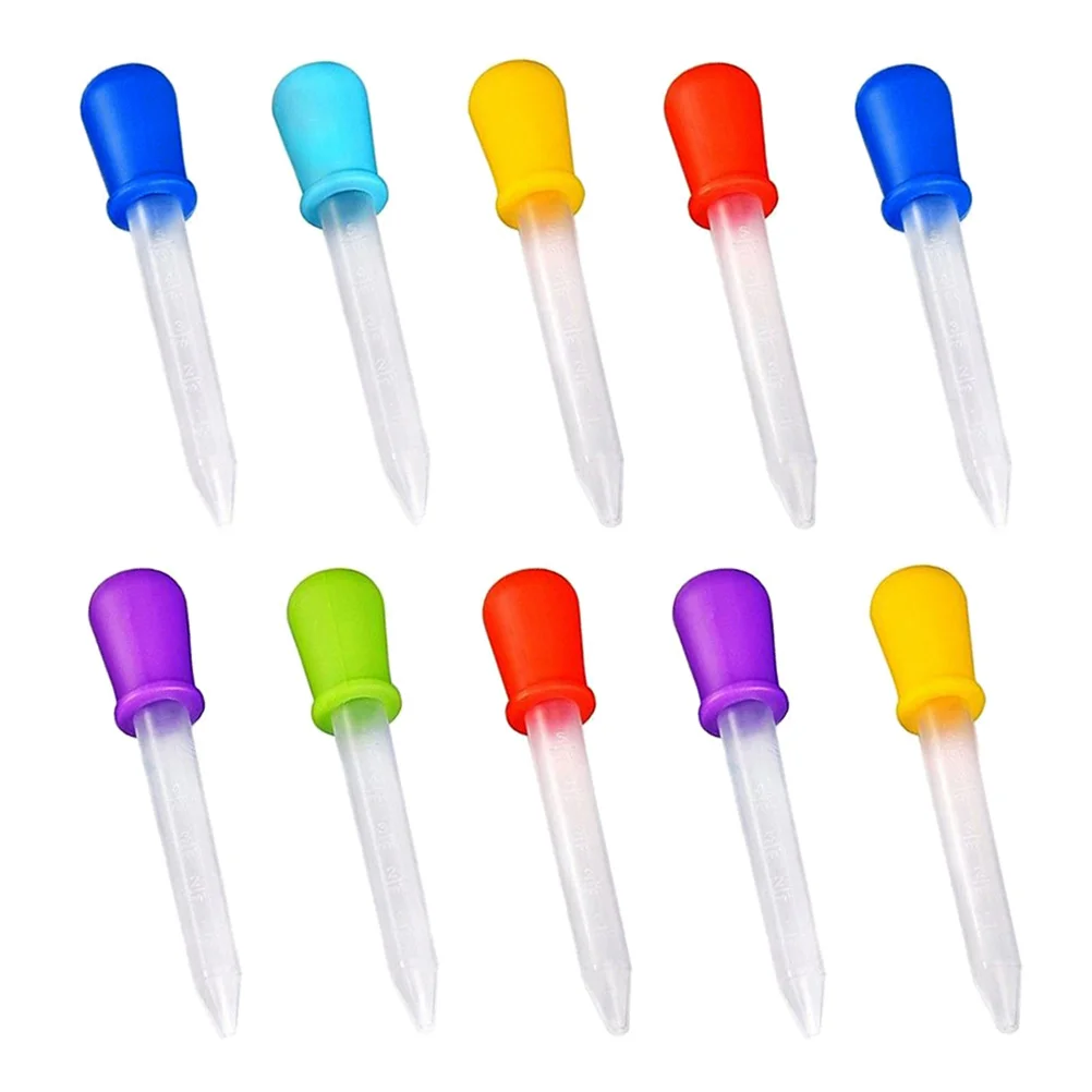 

10PCS Graduated Droppers Pipettes Dropping Pipettes Fluid Pipettors Droppers Transfer Pipette Calibrated Dropper for Kids