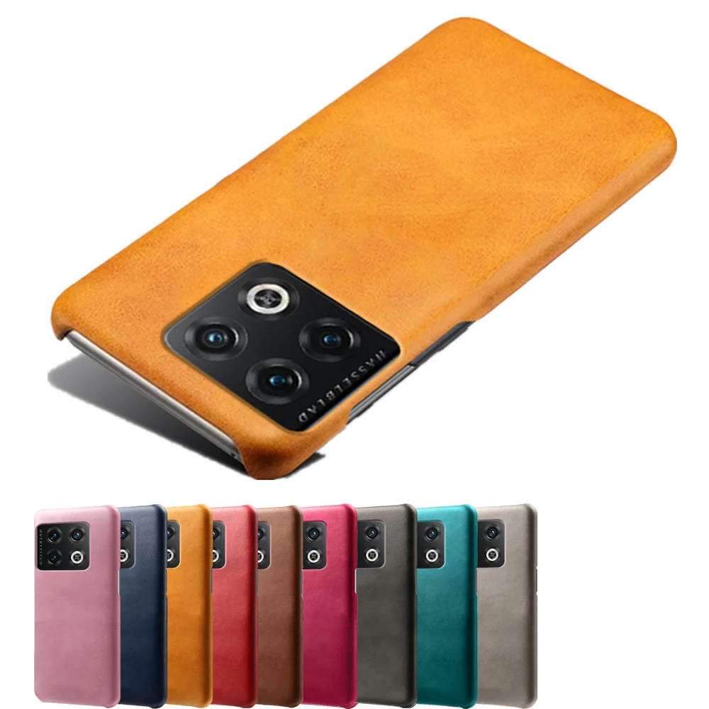 

For OnePlus 10 Pro 9E 9RT 5 6 7 8 9 5T 6T 8T Slim PC Cover For 1+ Nord N20 N200 N10 N100 2 CE 5G OnePlus 10 Pro PU Leather Case