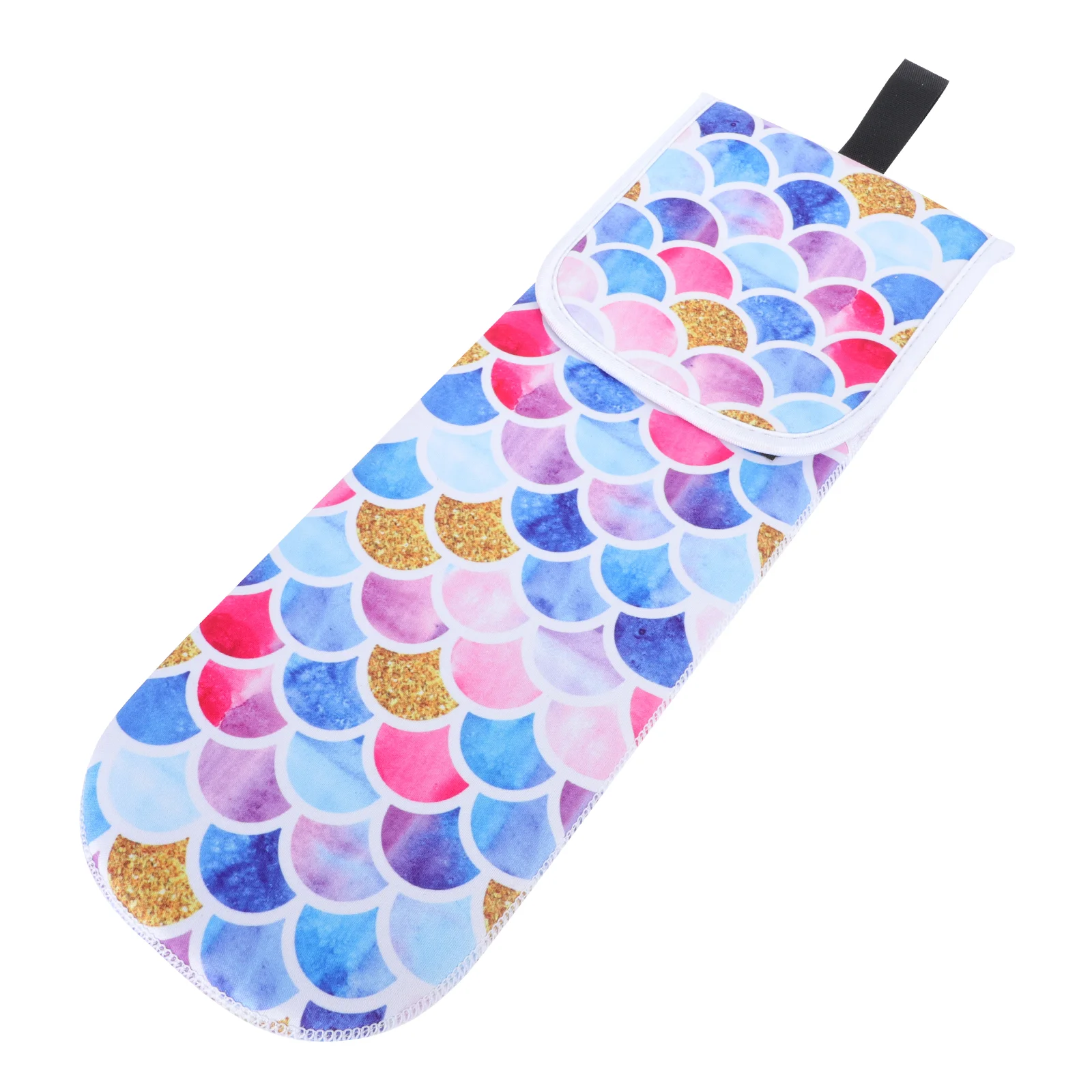 

Hair Travel Pouch Case Curling Iron Curler Storage Organizer Dryer Hanging Pu Holder Styler Makeup Portable Straightener Tool