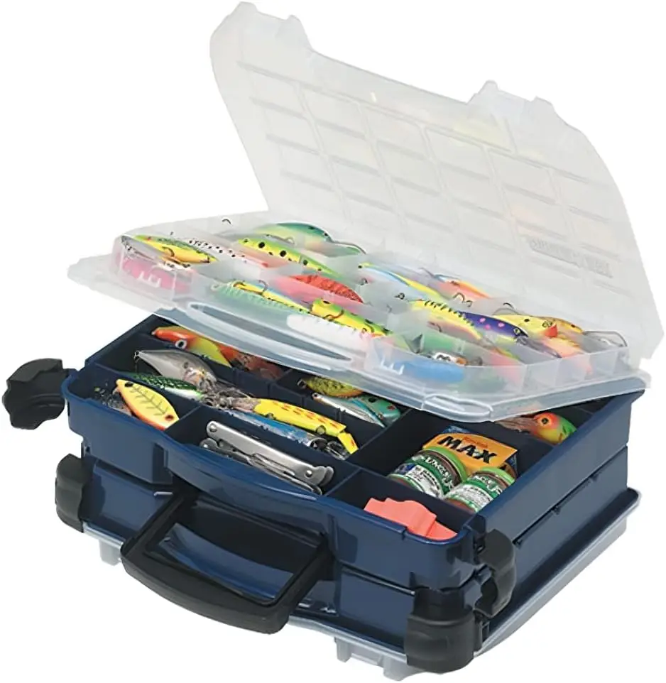 

Double Cover Two Sided Tackle Organizer, Premium Tackle Storage