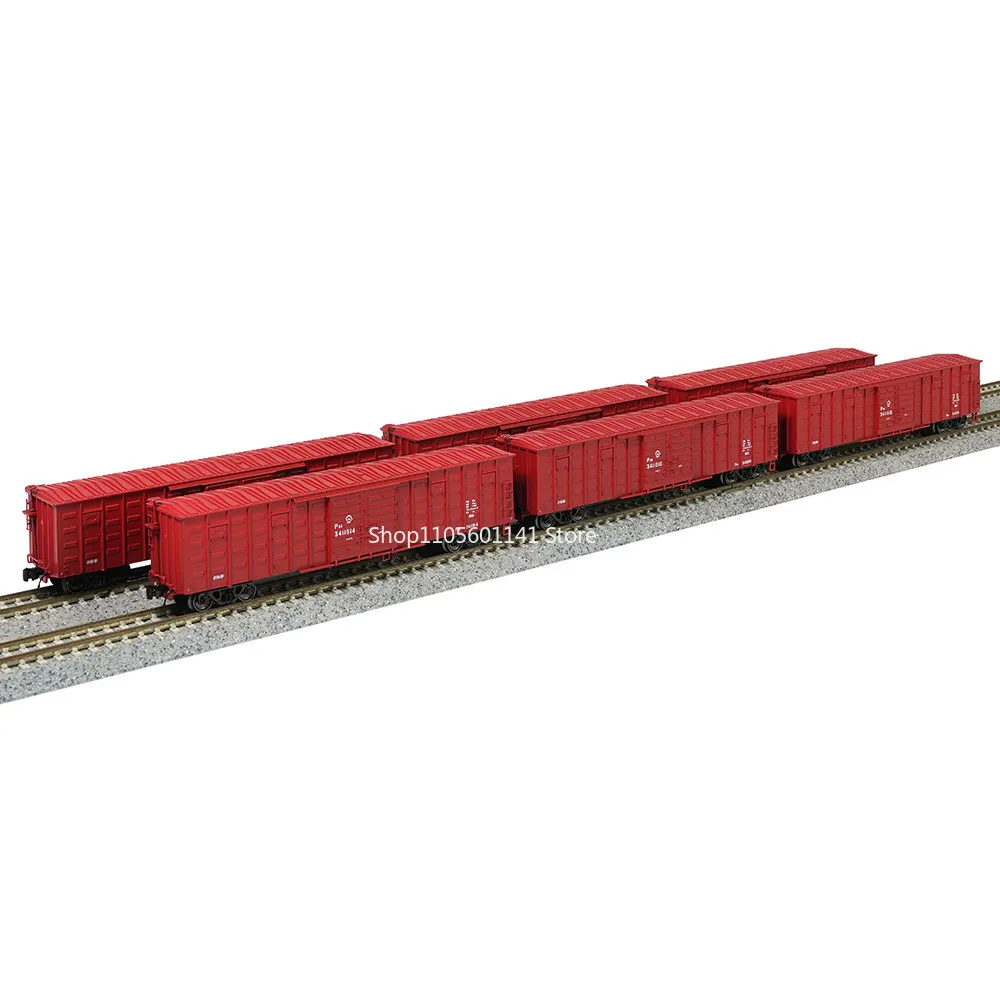 Модельный набор железнодорожных вагонов Changming N Scale: 6 вагонов, вагон-платформа P64, реалистичные грузовые вагоны, предзаказ (art.: 3920dbddabf11) - 3920dbddabf11