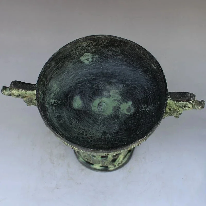 Очень красивая китайская бронзовая курильница ручной работы