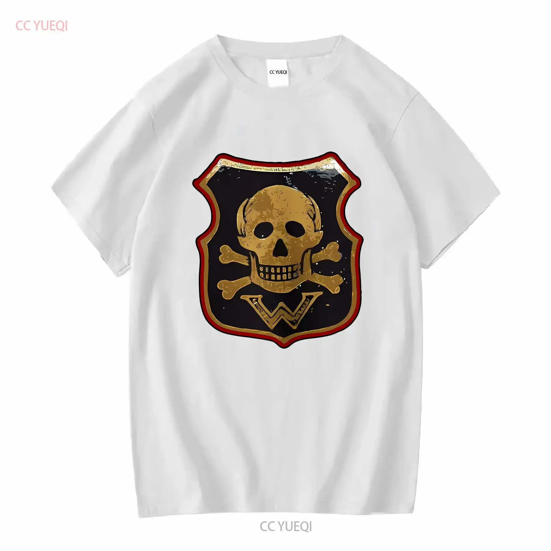 Фото WW1 German Skull Shield Wehrwolf Wehrverband футболка Imperial Militaria с длинными или короткими рукавами винтажная стираная удобная №4
