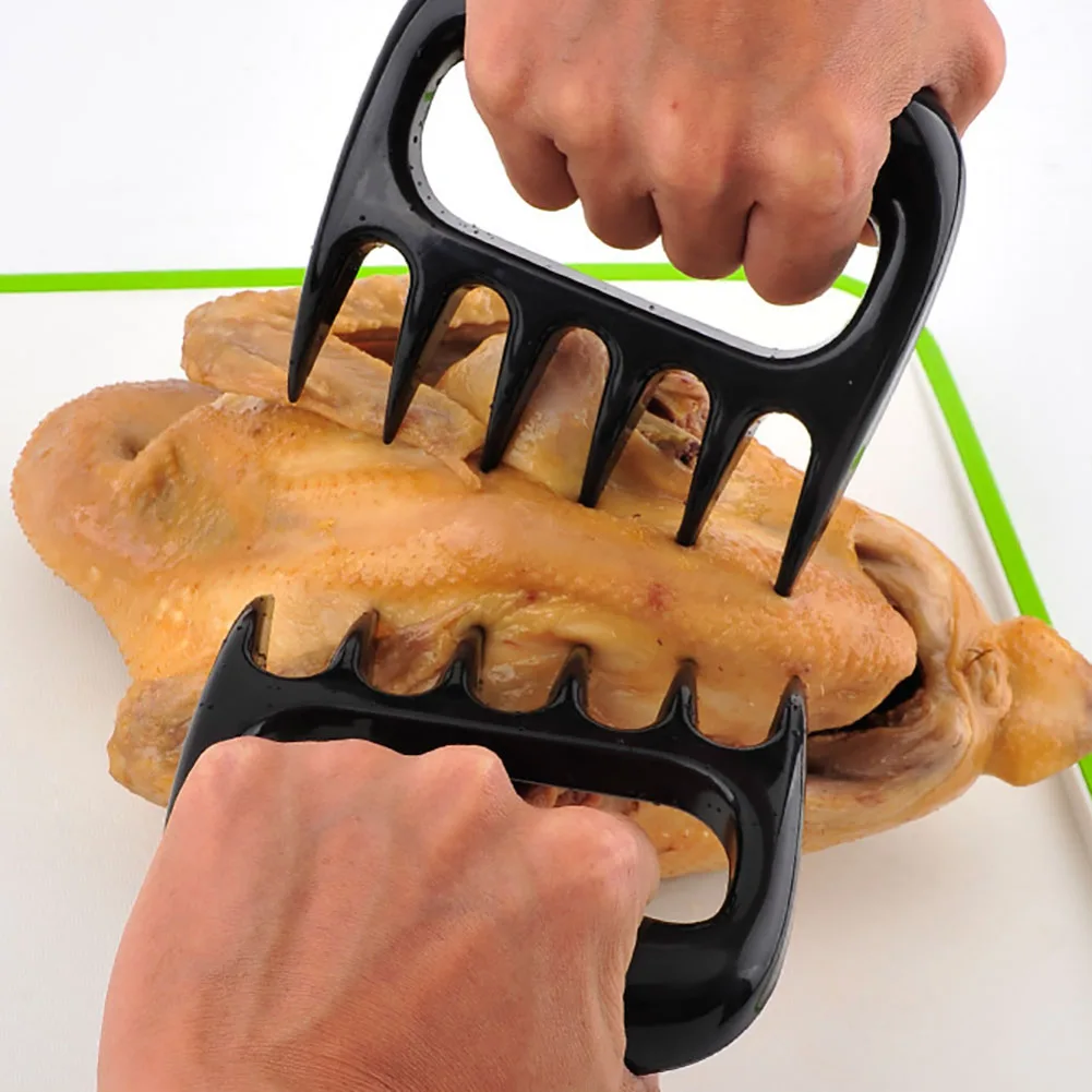 

1pc Claws Barbecue Fork Manual Pull Meat Shred Pork Clamp Roasting Fork Kitchen BBQ Tools Pull Shred Pork Shredded Cooking Tools