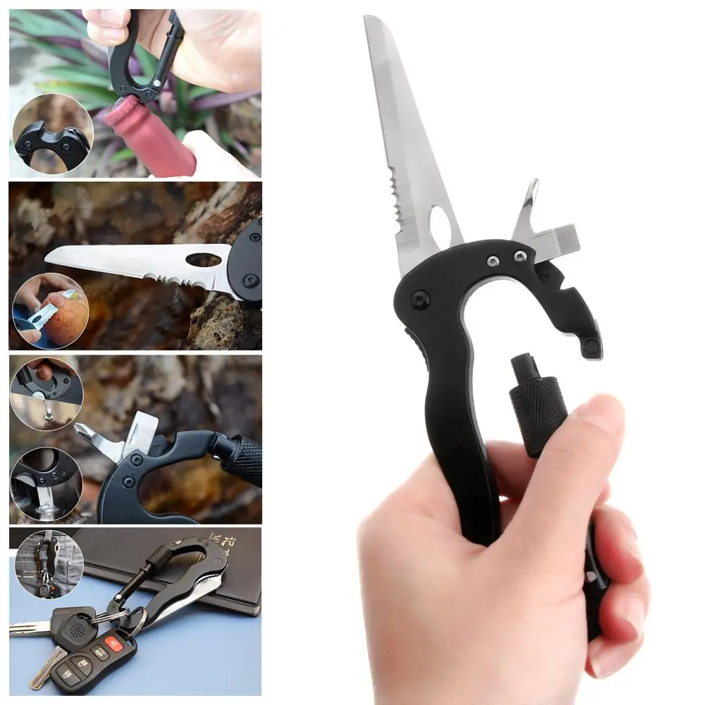 Качественная подвесная Пряжка для уличной снасти Отвертка Phillips кемпинга 5 в 1