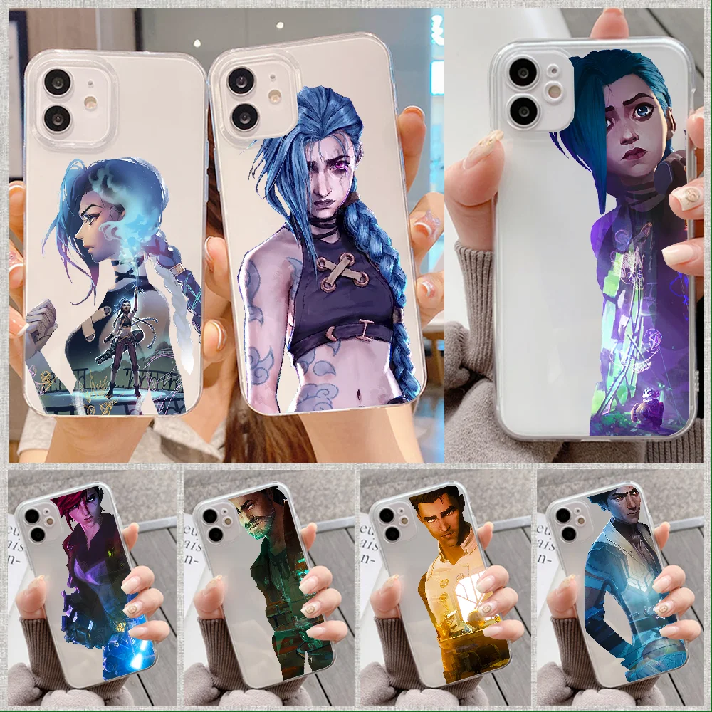Arcane Jinx Vi аниме чехол для телефона Samsung Galaxy Note 4 8 9 10 20 S8 S9 S10 S10E S20 Plus UITRA Ультра