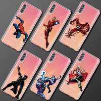deadpool black panther funda cover for samsung galaxy a50 a12 a51 a52 a71 a32 a70 a30 a22 a72 a21s mobile phone soft case coque