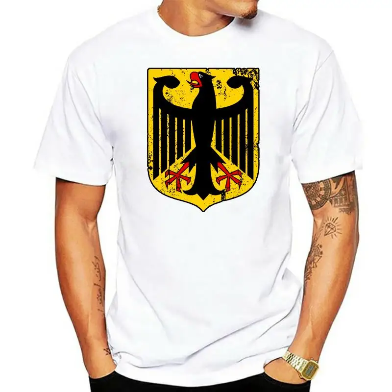 

2022 Summer T Shirt Men O-Neck Tee Shirt German Coat Of Arms Deutschland Germany Deutsche The Who T Shirt