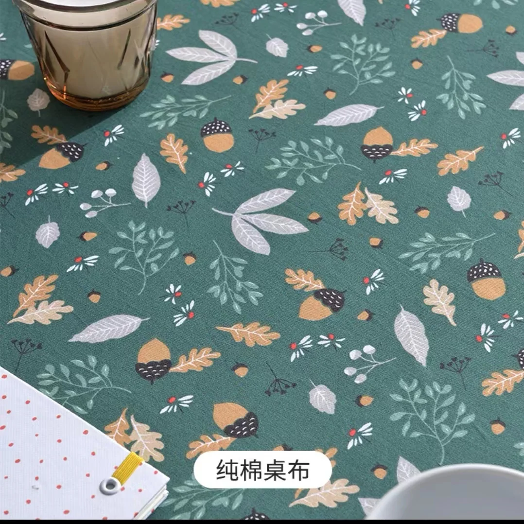 

Cotton table cloth art Japanese garden tablecloth tea table cloth family rectangular round table cloth