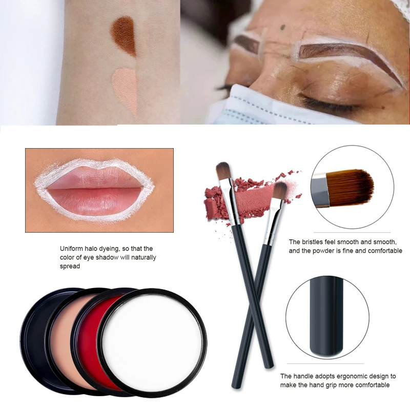 Microblading Mapping Brows Pen 30G Eyebrow Marker Pen White Pre-Inked Paste Tattoo Accessories Permanent Makeup Shaping Brow