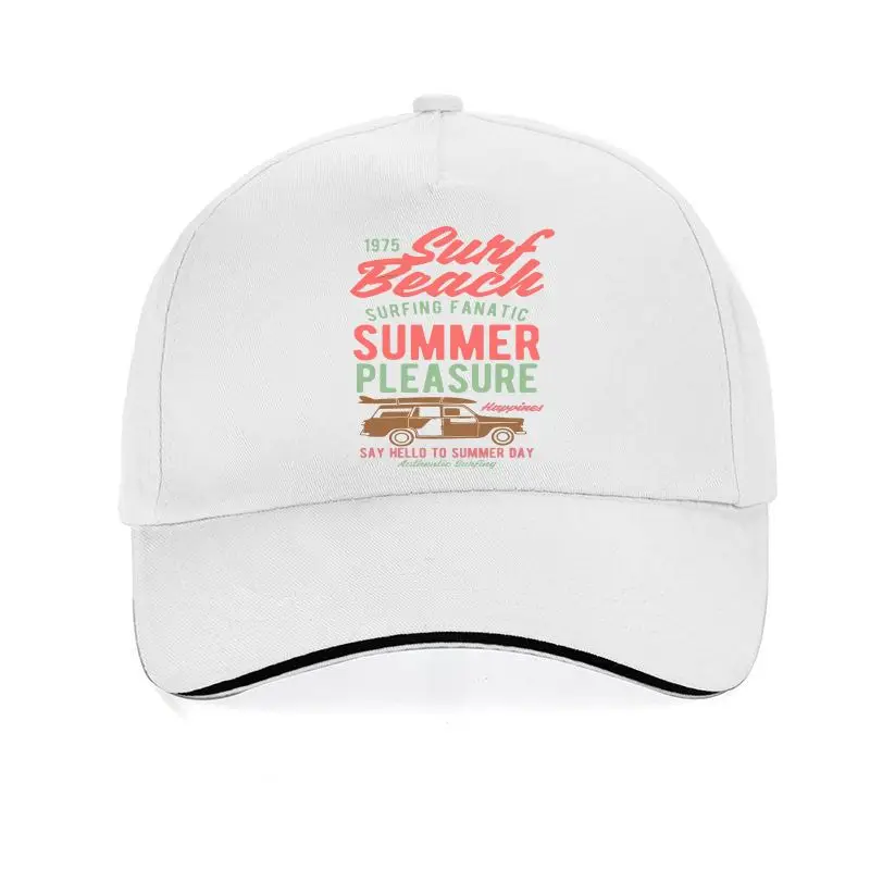 

New hat Surf Beach Baseball Cap. 100% Cotton Premium Cotton Vintage Graphic