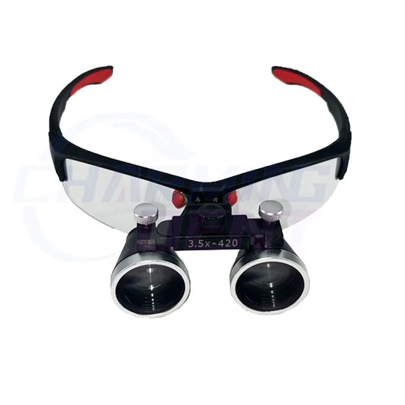 

Factory supply den-tal led surgical headlight adjustable magnification medical magnifying glasses den-tal loupes