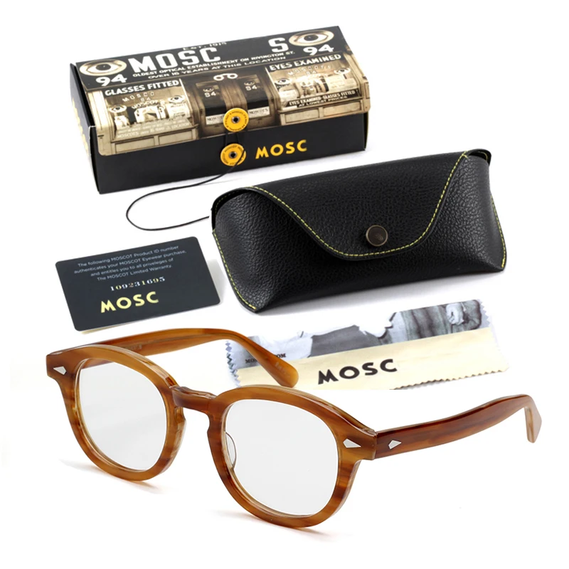 Johnny Depp Lemtosh Eyeglasses Frame Men Optical Glasses Women Computer Goggles Clear Lens Luxury Brand Vintage Acetate