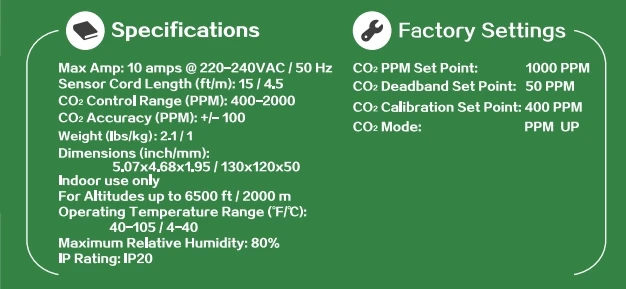 Цифровой контроллер CO2 электронный генератор углекислого газа для детской