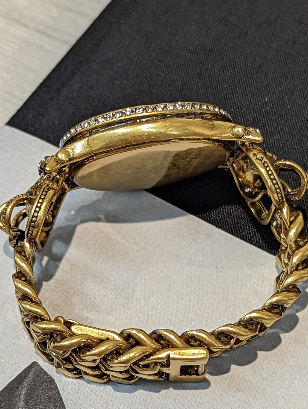 Женский винтажный браслет в виде королевской короны и лягушки