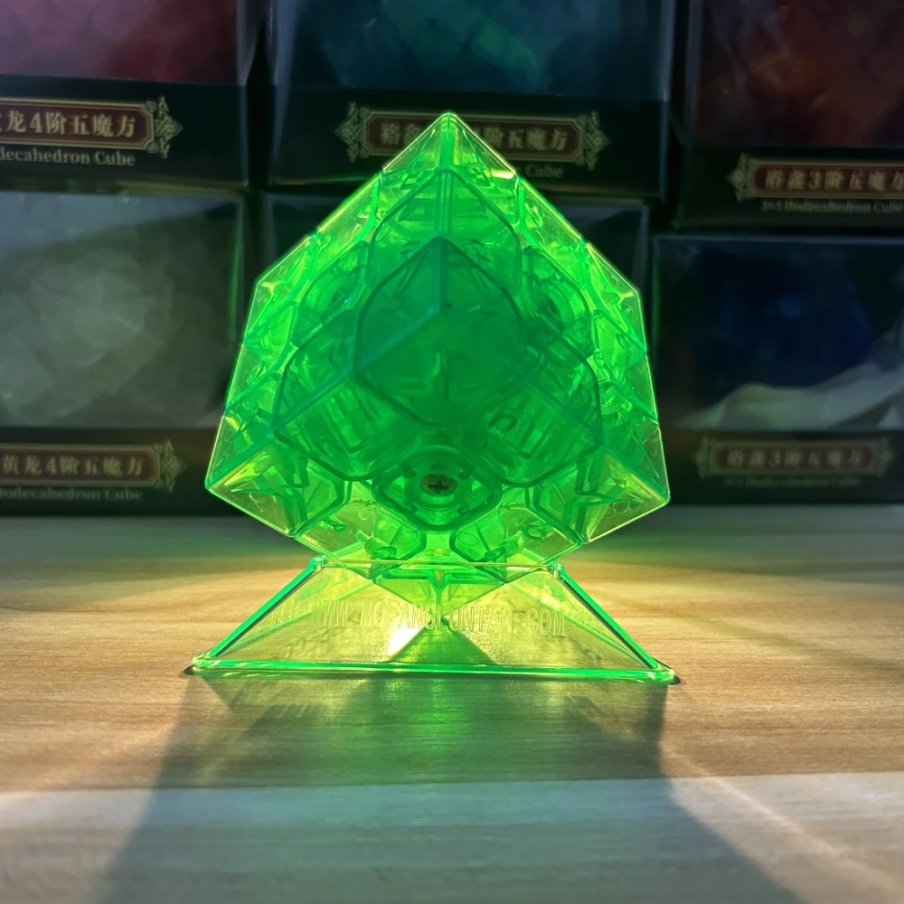 Moyu Ограниченная серия 3x3 куб Карманный зеленый прозрачный скоростной 3x3x3