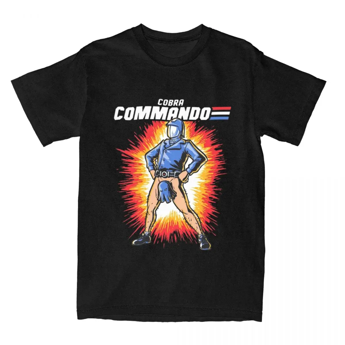 

Кобра Коммандо мультфильм футболки Merch для мужчин женщин 100% хлопок смешные футболки с коротким рукавом Одежда с принтом