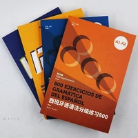 4 books spanish graded exercises with 800 questions spanish quick breakthrough 1200 questions vocabulary grammar textbook