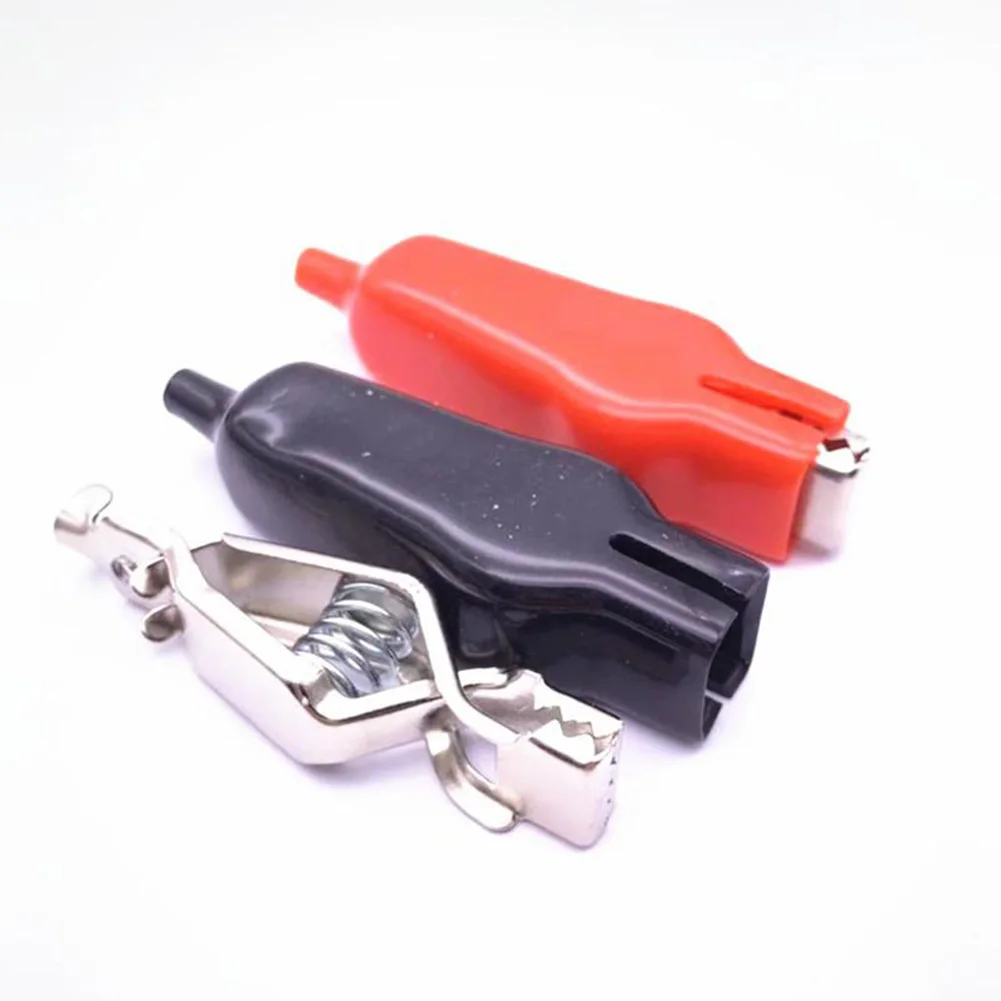 

For Electrical Engineering And Voltage Testers Alligator Clips Test Clip 75mm Alligator Clip Fully Insulated PVC