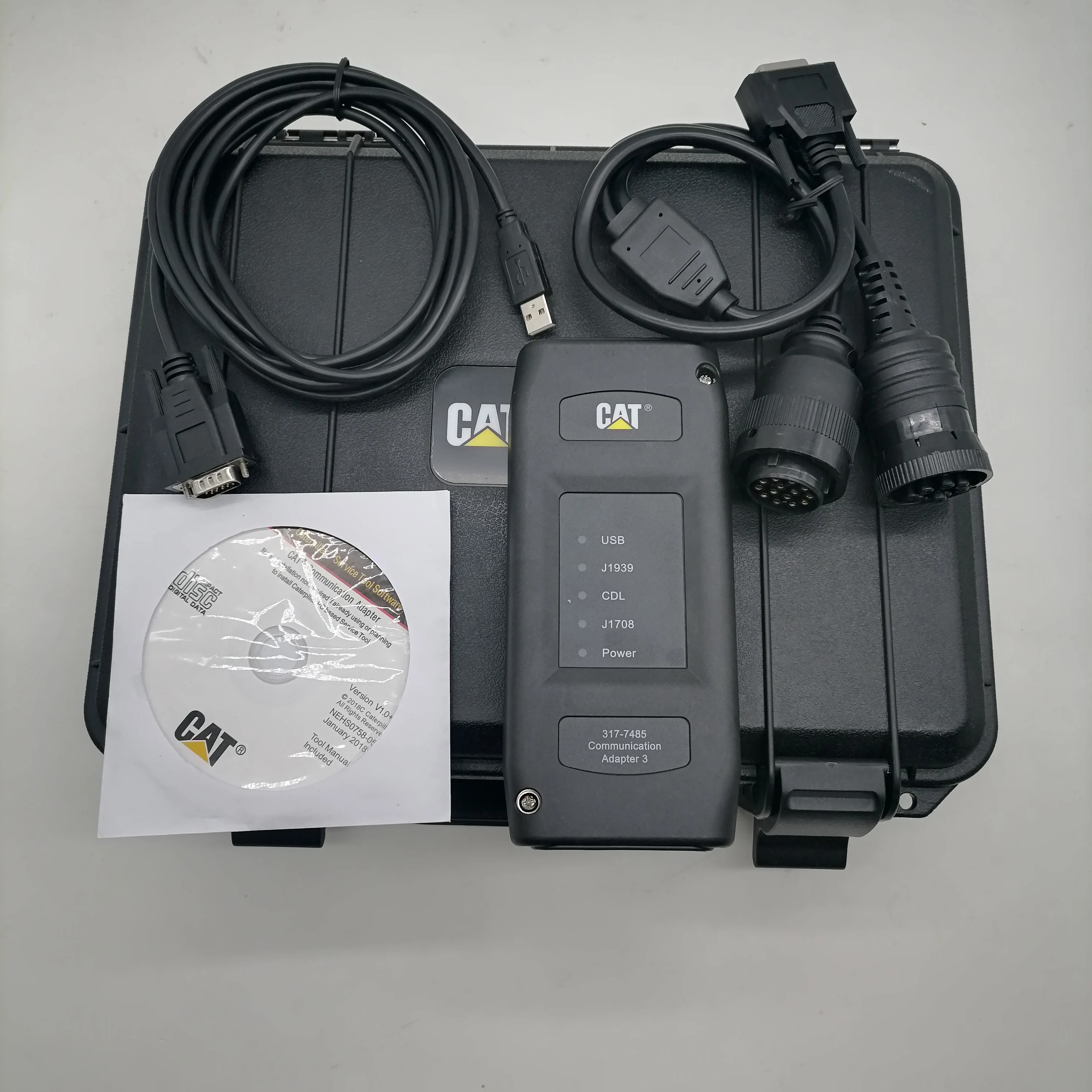 

Высококачественный Универсальный аппарат CAT Machinery ET Adapter 3 ET3, инструмент для диагностики электрической системы 317-7485