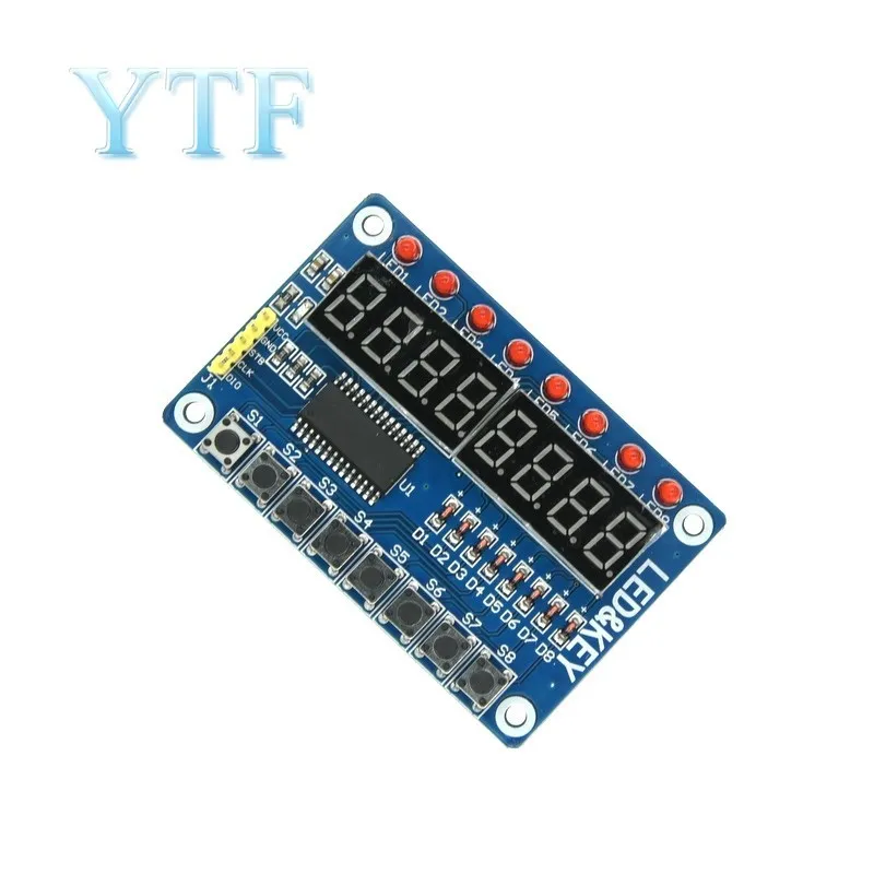 

TM1638 Module Key Display For AVR New 8-Bit Digital LED Tube 8-Bit WAVGAT