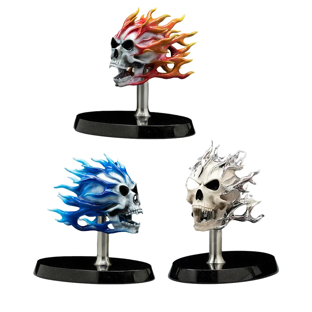 

Halloween Motorcycle Skeleton Decoration Ornament Handmade Horrible Head Sign Model Door Decal Sticker Vehicle Prop