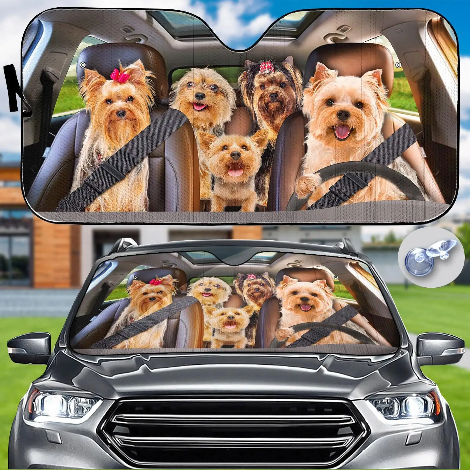 Автомобильный солнцезащитный козырек для собак автомобильное украшение подарок