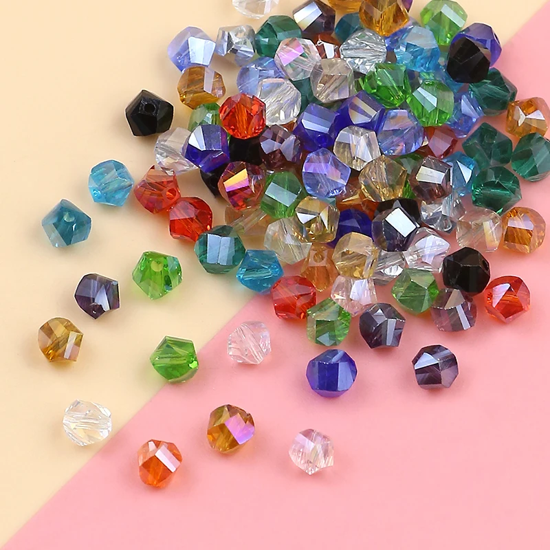 

Exquisite Austrian twisted color crystal beads 6mm/50PCS crystal faceted bead jewelry DIY bracelet necklace accessories