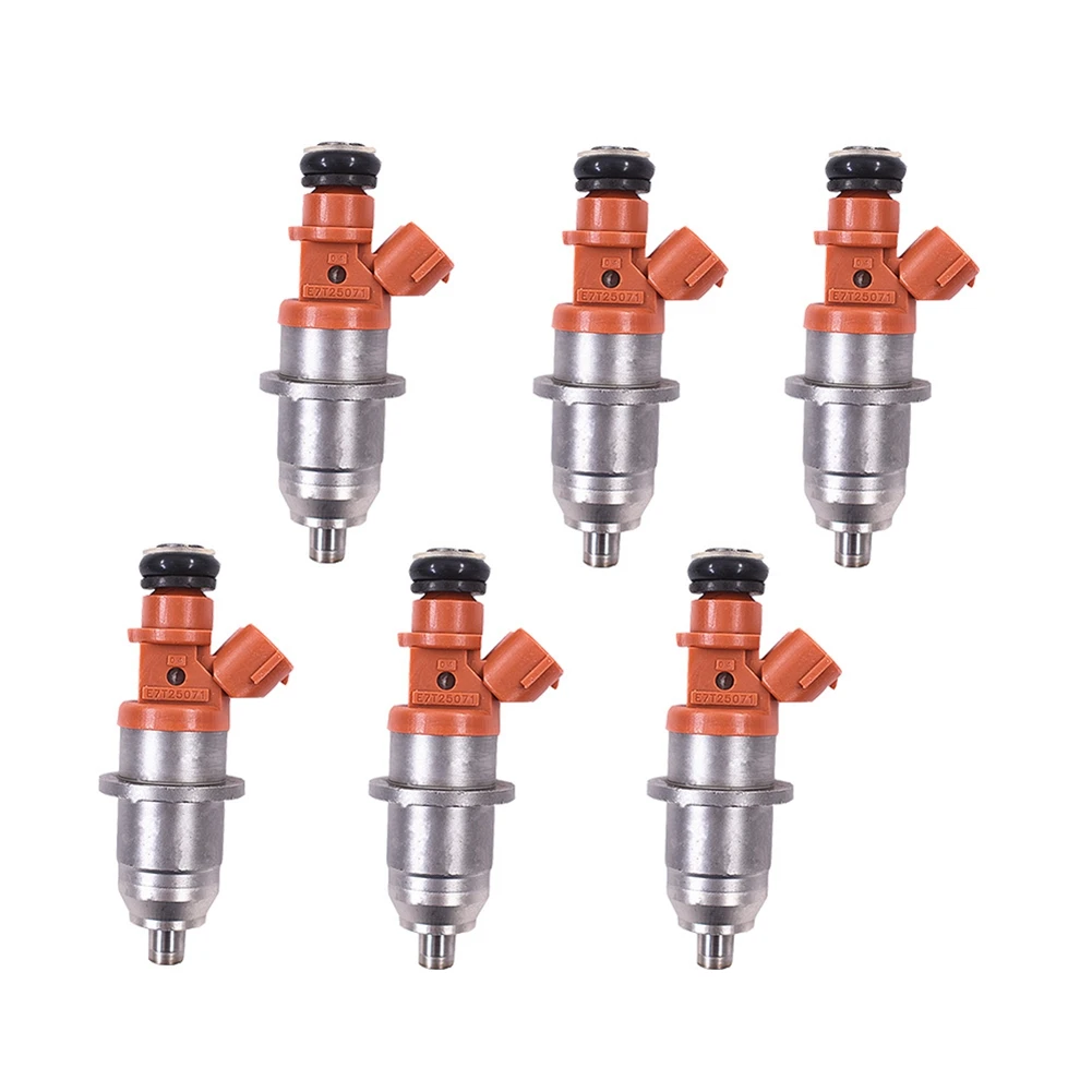 

6X Car Fuel Injector Nozzle 68F-13761-00-00 E7T2507 for Yamaha Outboard HPDI 150-200 HP Engine Nozzle