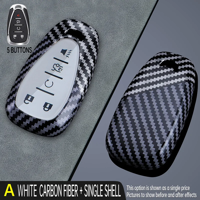 

Чехол для автомобильного ключа из углеродного волокна, оболочка для Chevrolet Onix Equino Cruze Spark Sonic Camaro Volt Bolt Malibu Blazer подача
