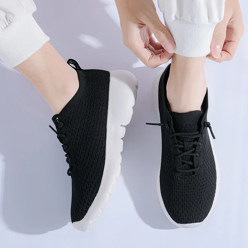 2022 Spring New Women's Shoes Sneakers Korean Style Breathable Sports Casual Shoes Women Solid Color Air Mesh Woman Shoe