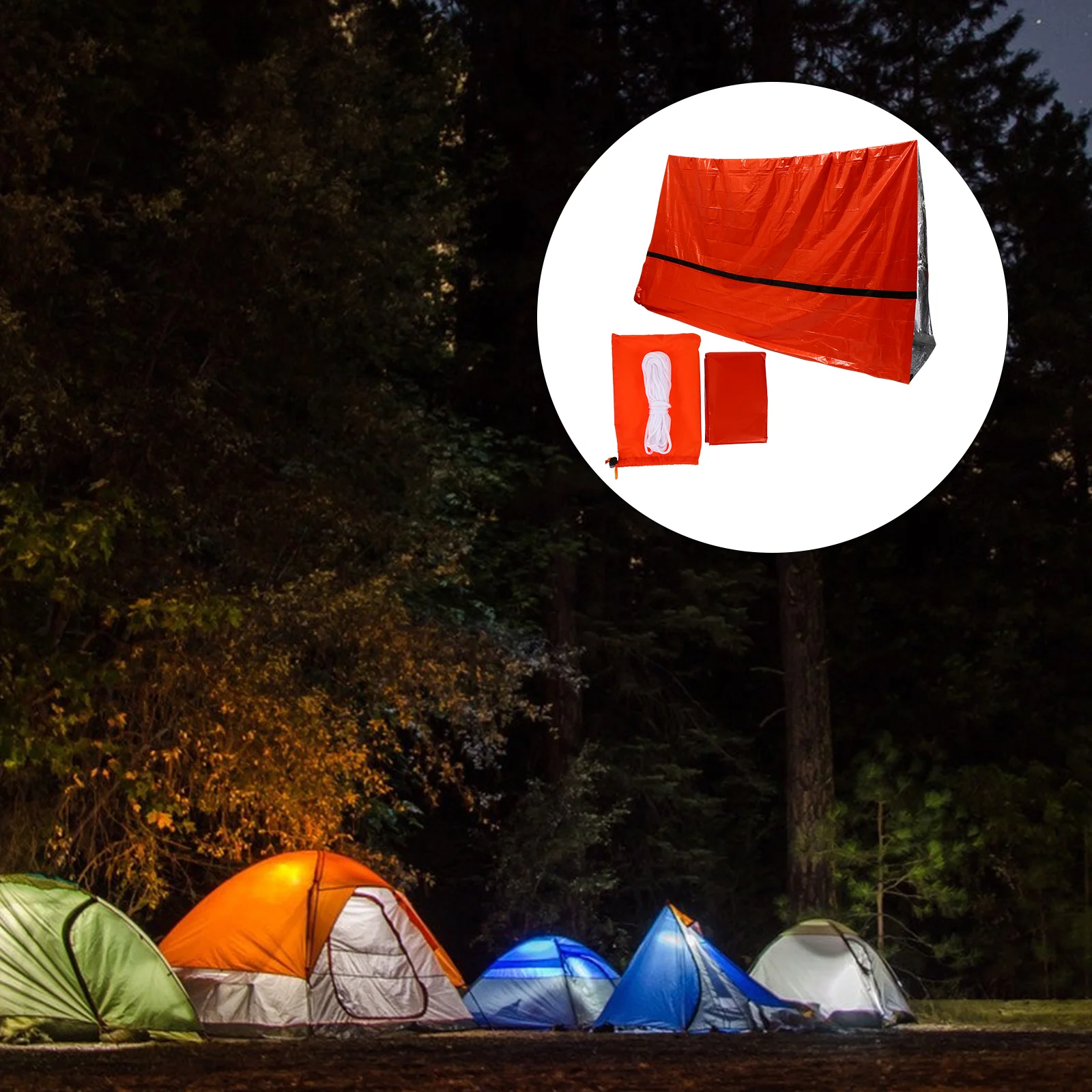 

Emergency Tent Heat Preservation Tabernacle Outdoor Sleeping Bag and Outer Bag