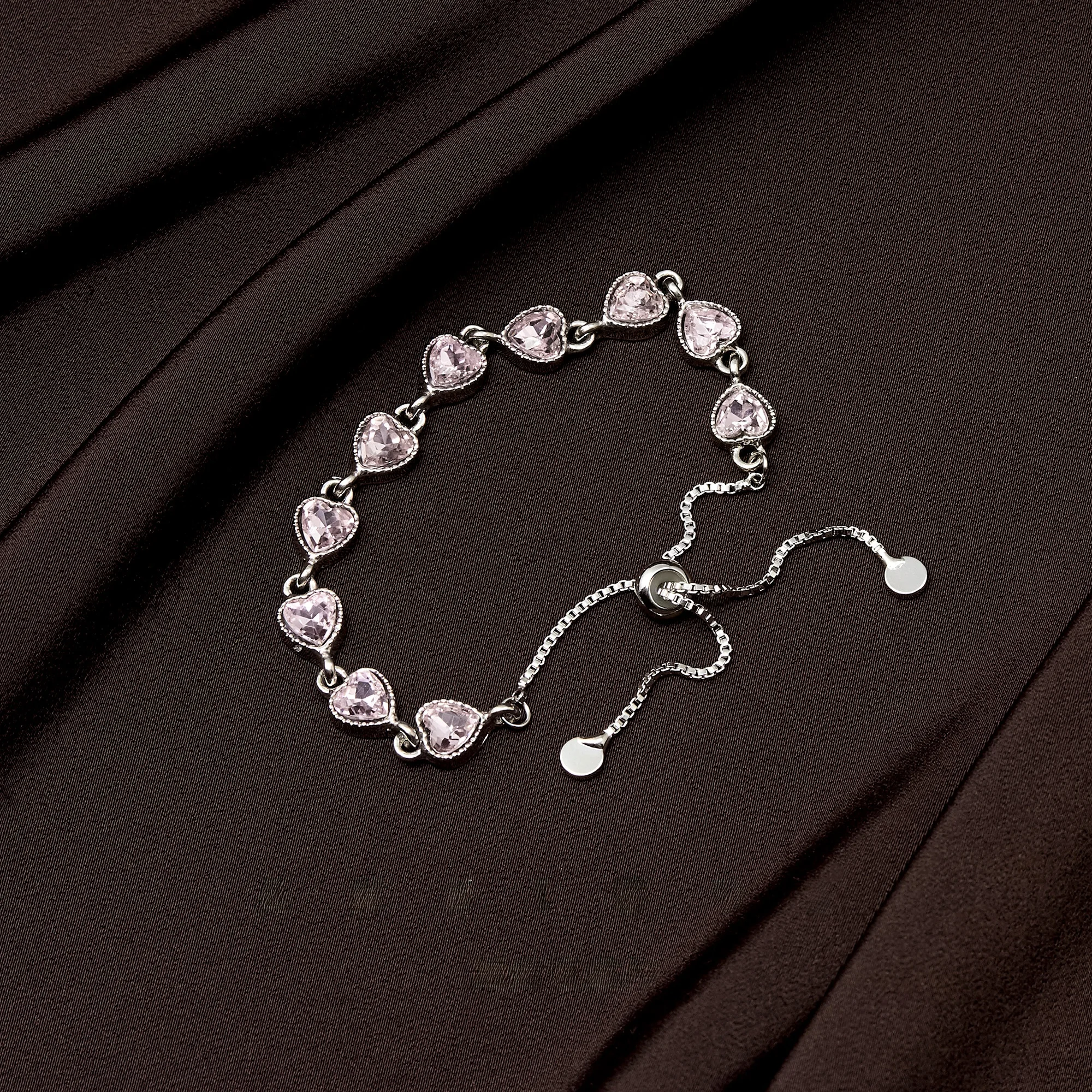 Продажа браслета Anxie корейская серия сладкий циркон браслет Love дизайн легкий