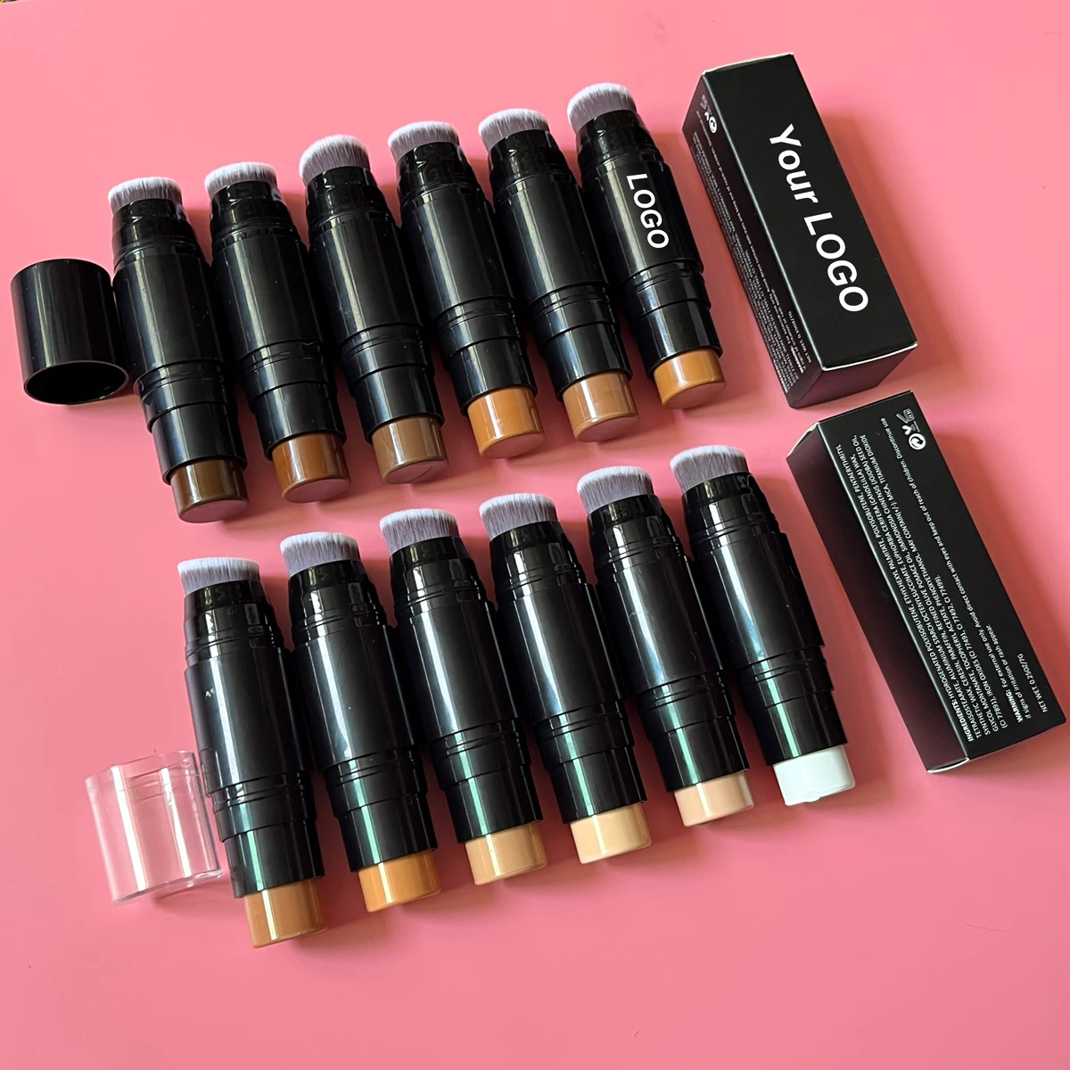 Контурная палочка с кисточкой и пигментом 30 шт.