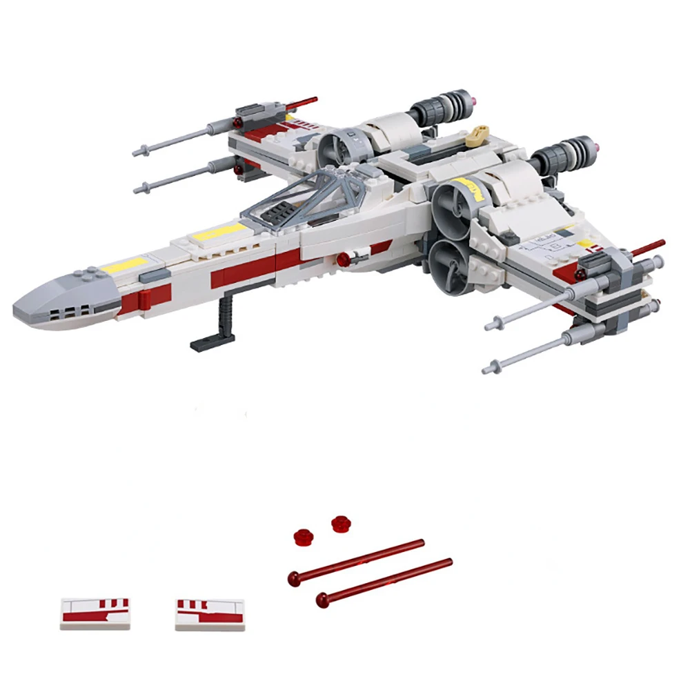 

2021 Новый 75102 75149 75211 X клон крыла 05004 строительные блоки игрушки