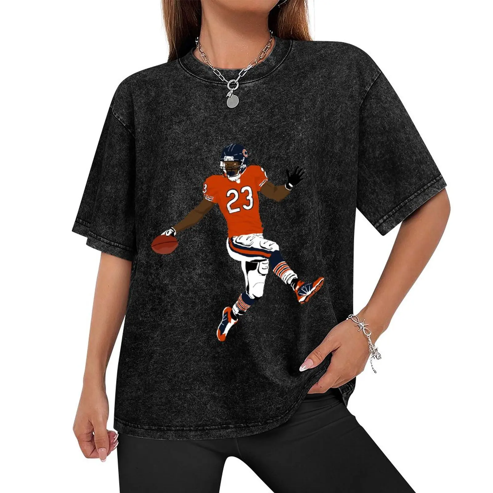 Футболка с рисунком Devin Hester High Step аниме фигурки быстросохнущая милая одежда