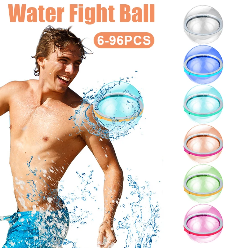 

Summer Water Ball Toys Children Fighting Water Ball Reusable Waterfall Ball Interactive Toys For Family Beach Pool Garden Party